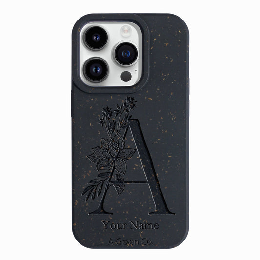 Flower Initials - iPhone 13 Pro Eco-Friendly Case