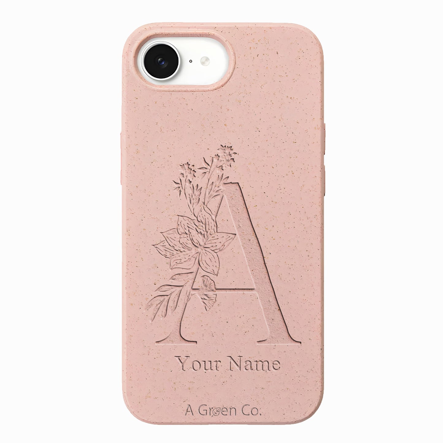 Flower Initials - iPhone 16e Eco-Friendly Case