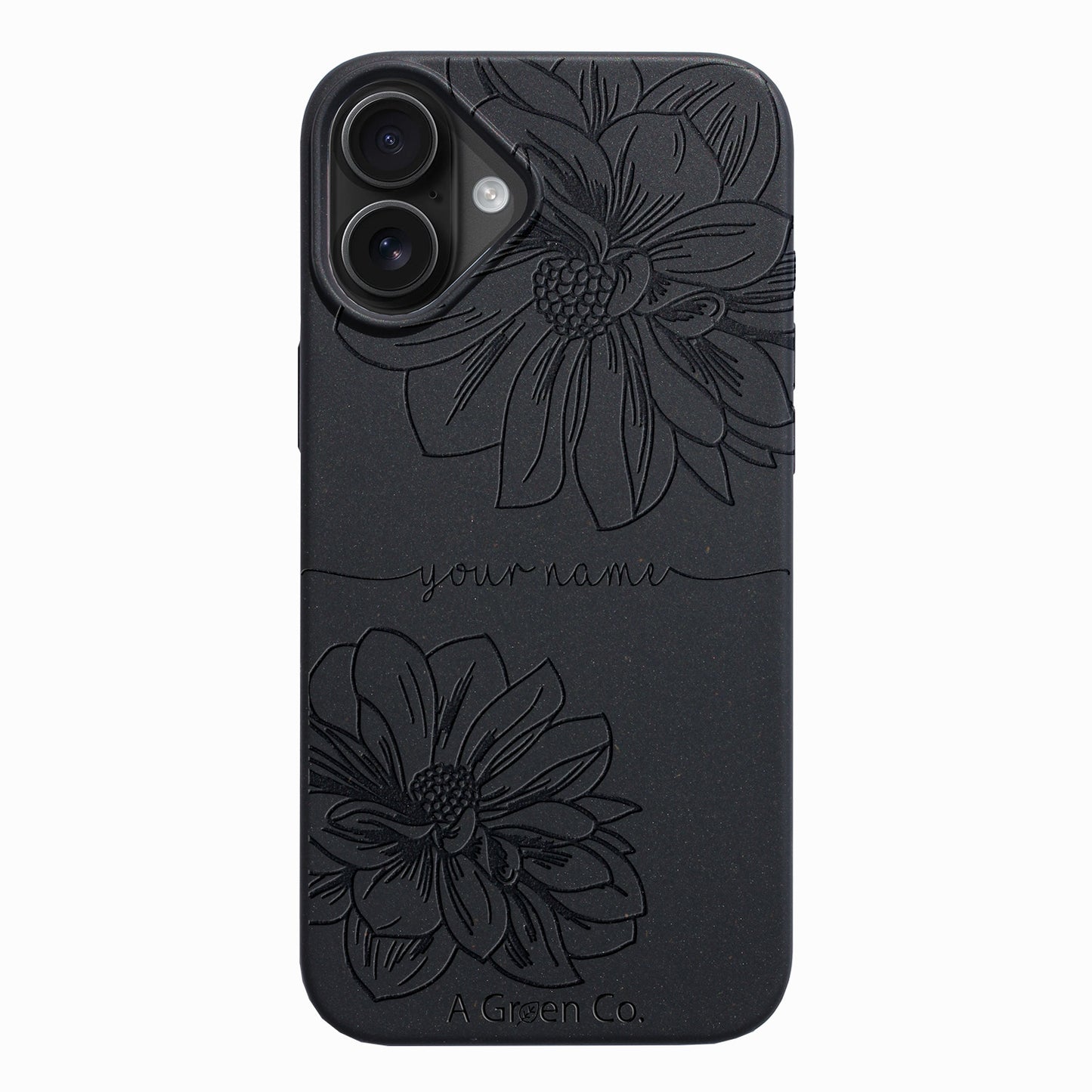 Floral Handwritten - iPhone 16 Eco-Friendly Case