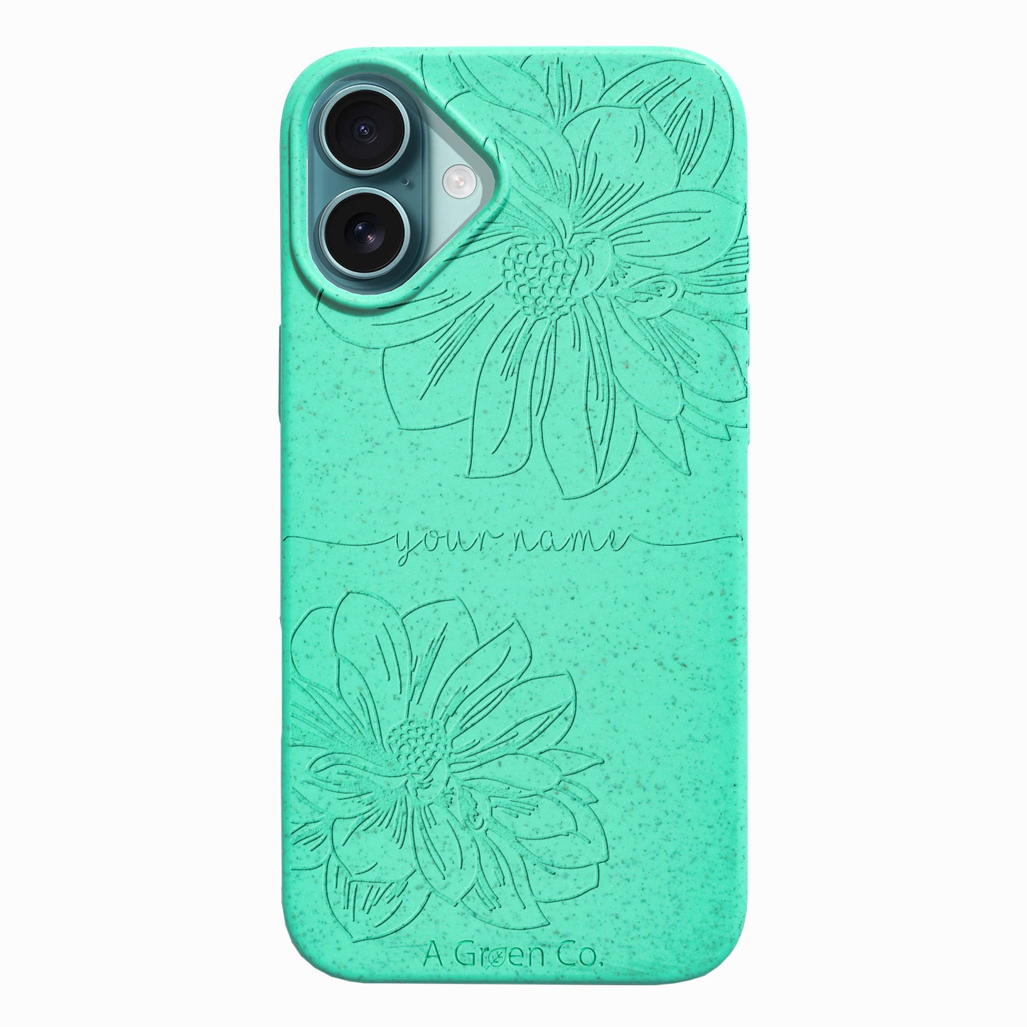 Floral Handwritten - iPhone 16 Eco-Friendly Case