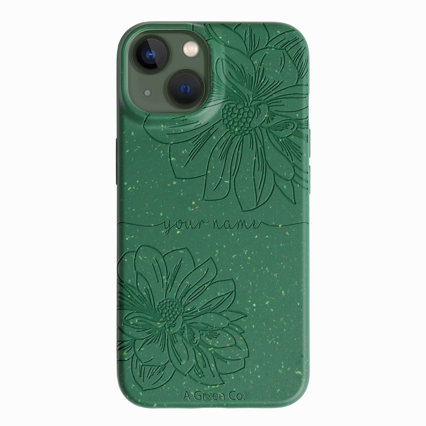 Floral Handwritten - iPhone 15 Eco-Friendly Case