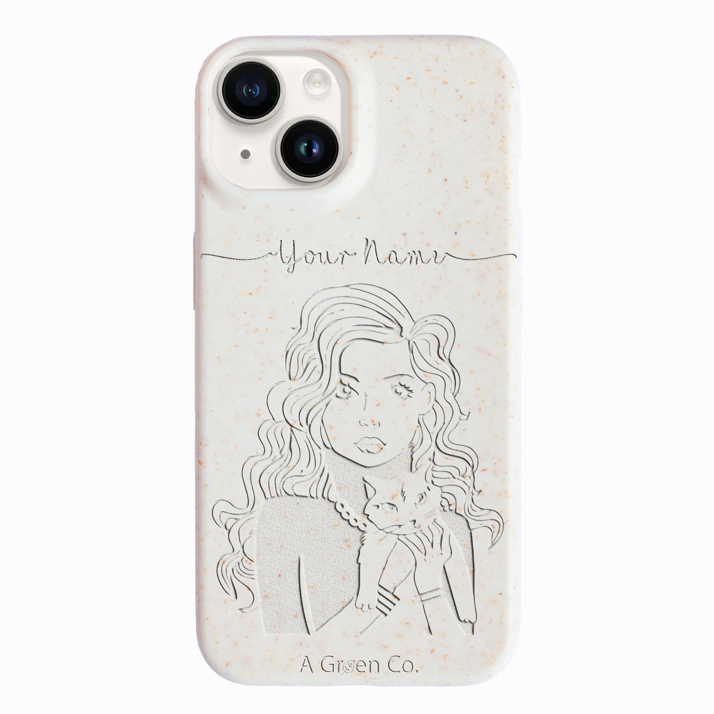 Pretty Kitty - iPhone 15 Eco-Friendly Case