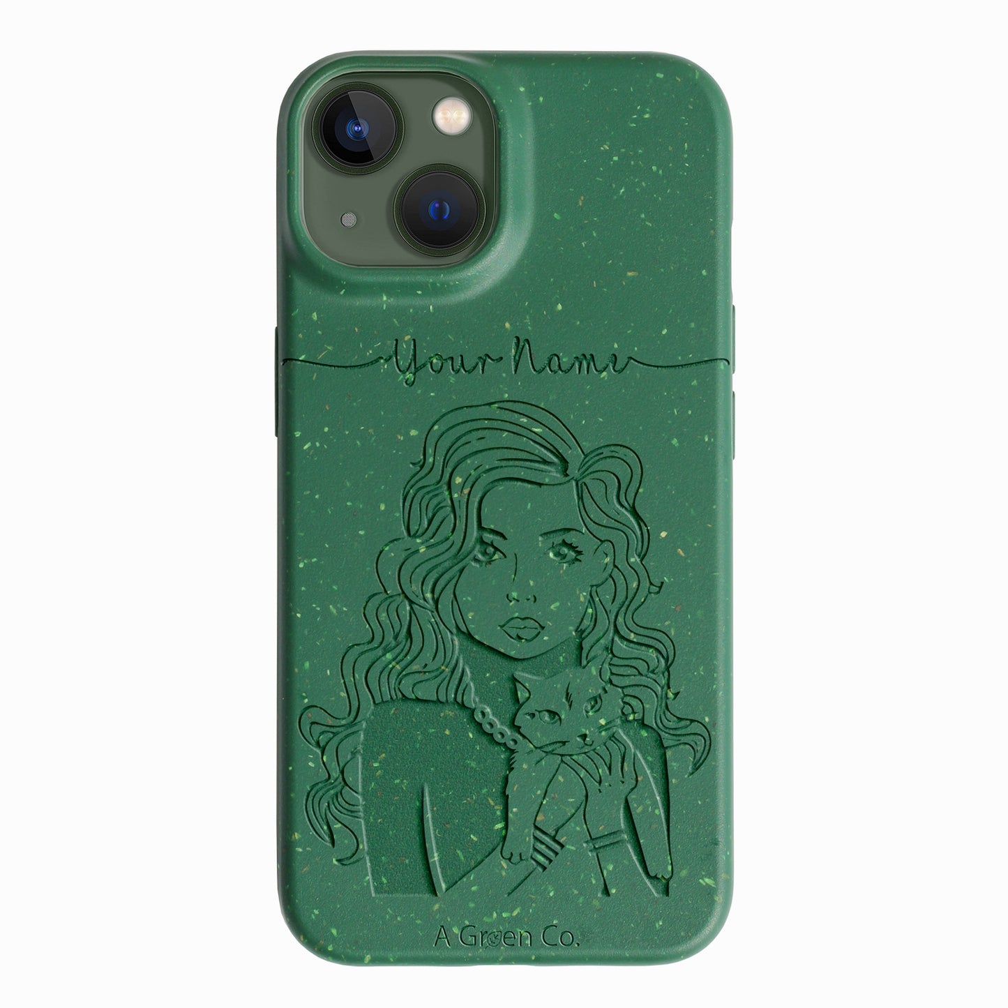 Pretty Kitty - iPhone 15 Eco-Friendly Case