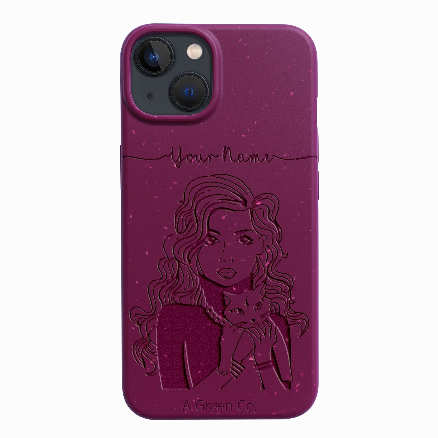 Pretty Kitty - iPhone 15 Eco-Friendly Case