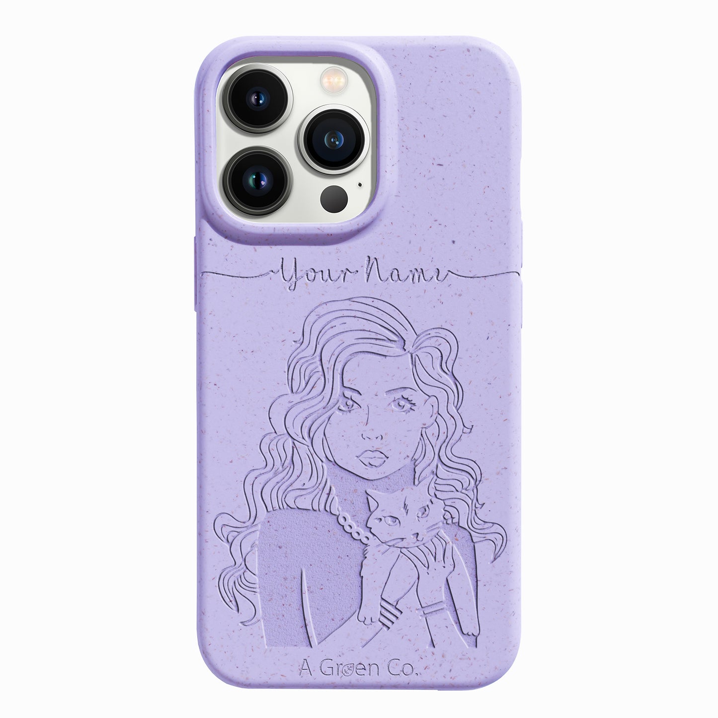 Pretty Kitty - iPhone 15 Pro Eco-Friendly Case