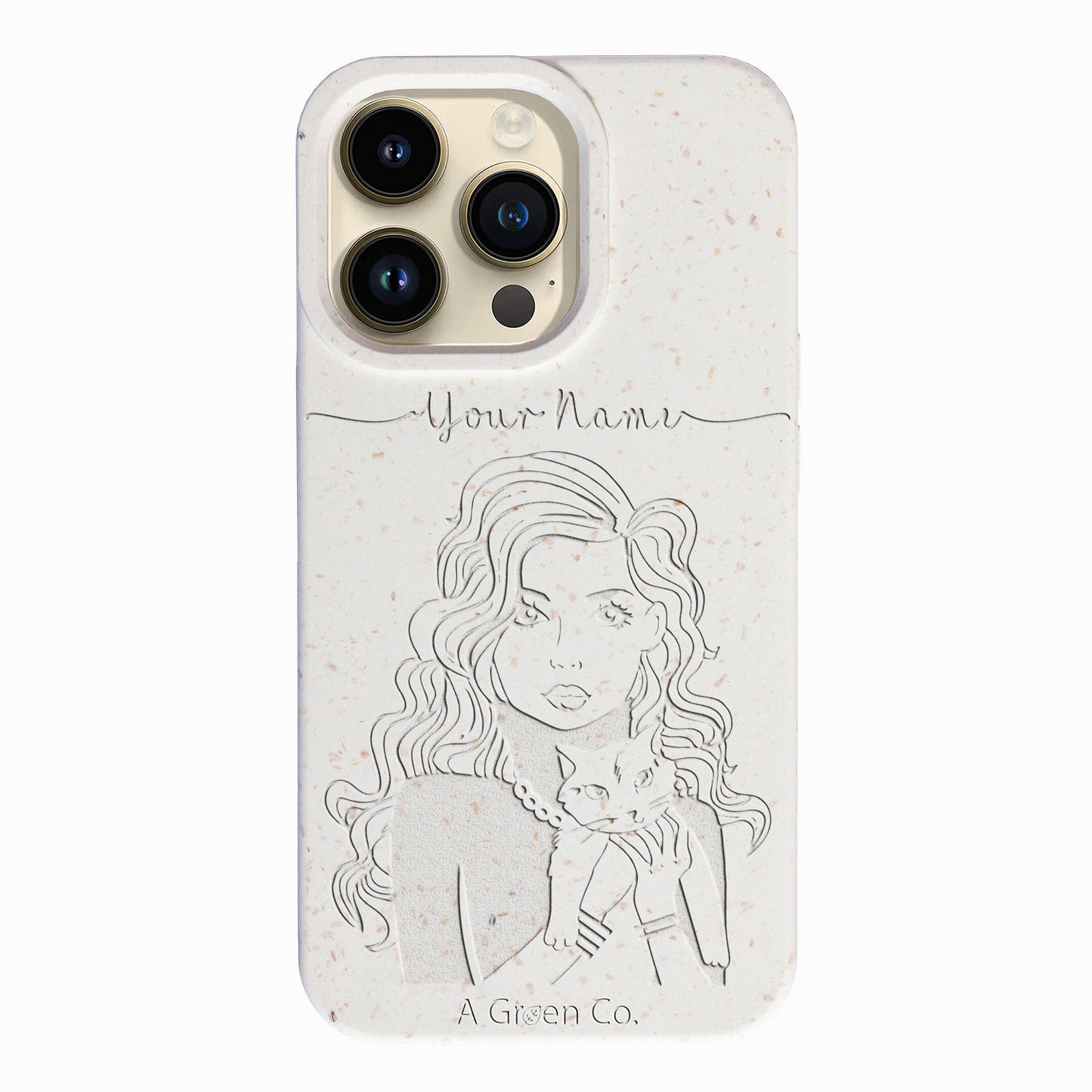 Pretty Kitty - iPhone 15 Pro Eco-Friendly Case