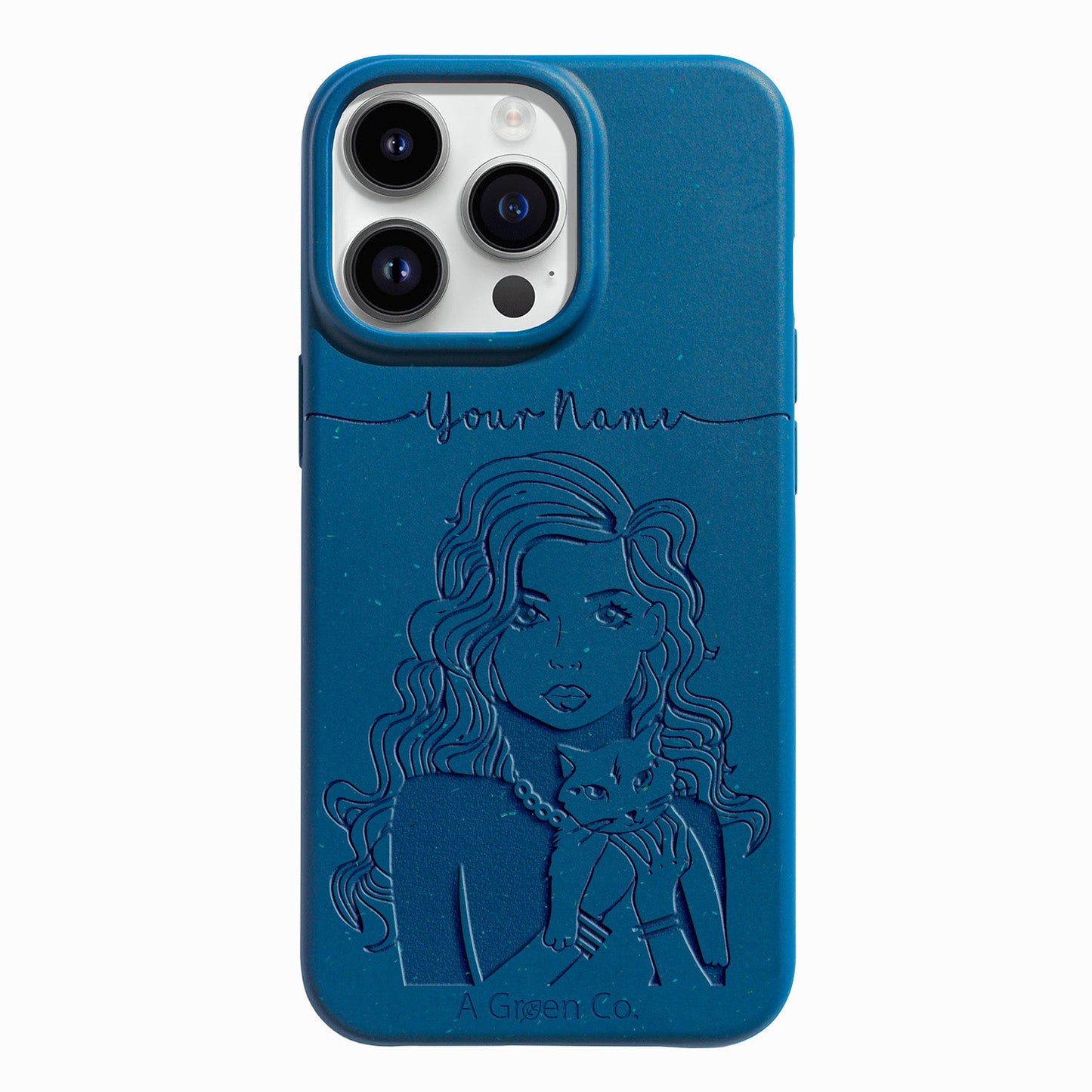 Pretty Kitty - iPhone 15 Pro Eco-Friendly Case