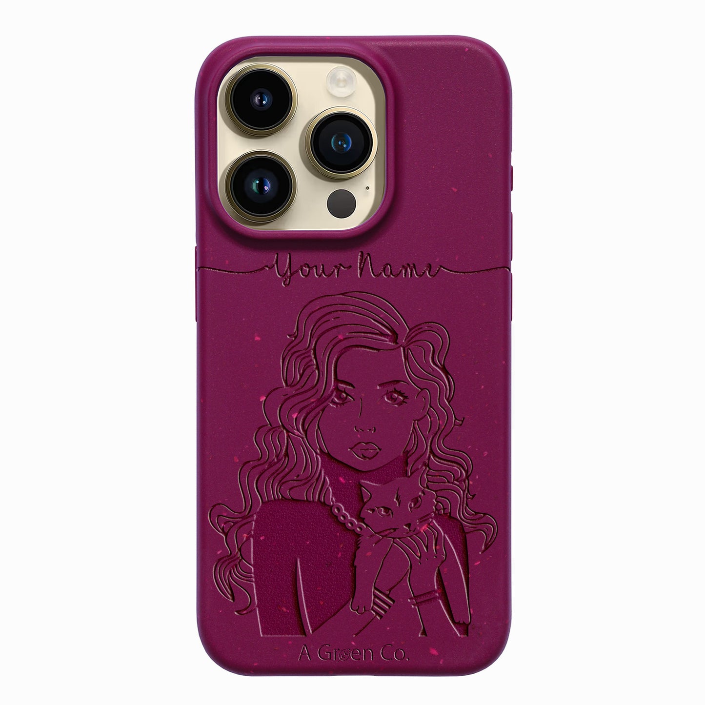 Pretty Kitty - iPhone 15 Pro Eco-Friendly Case