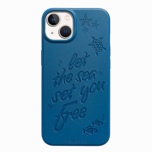 Let The Sea Set You Free - iPhone 15 Eco-Friendly Case