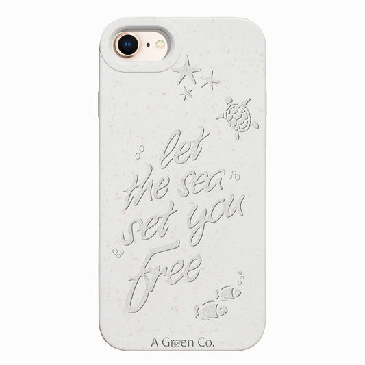 Let The Sea Set You Free - iPhone SE 2020 / 8 / 7 / 6 / 6s Eco-Friendly Case
