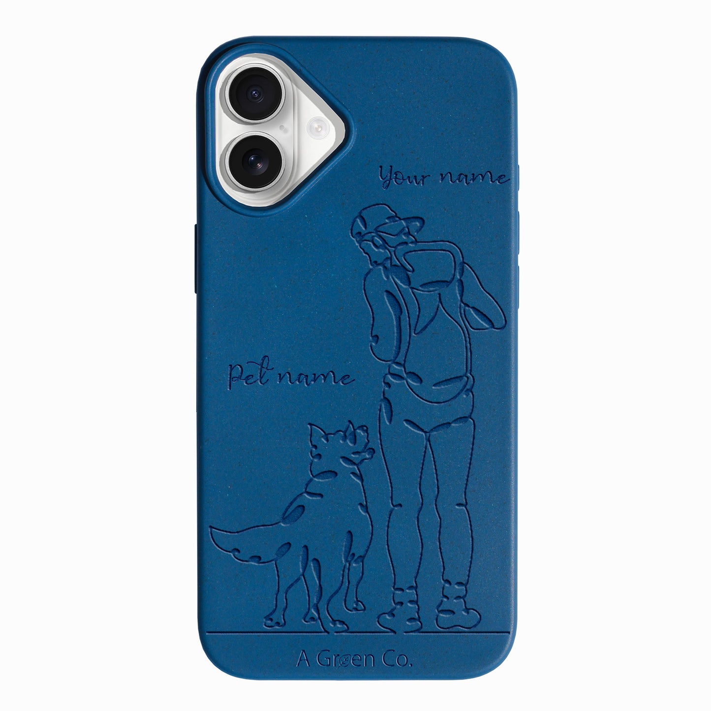 Wagging Tails (Guy) - iPhone 16 Eco-Friendly Case