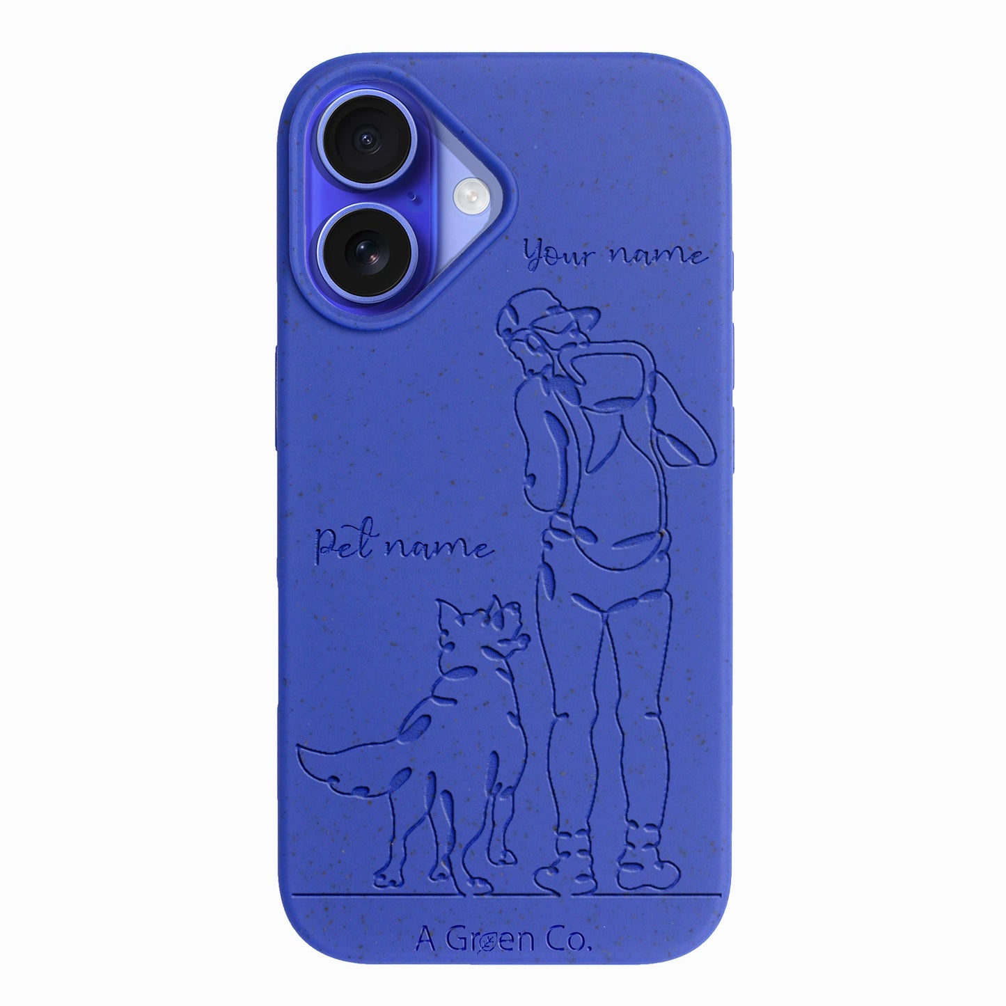 Wagging Tails (Guy) - iPhone 16 Eco-Friendly Case