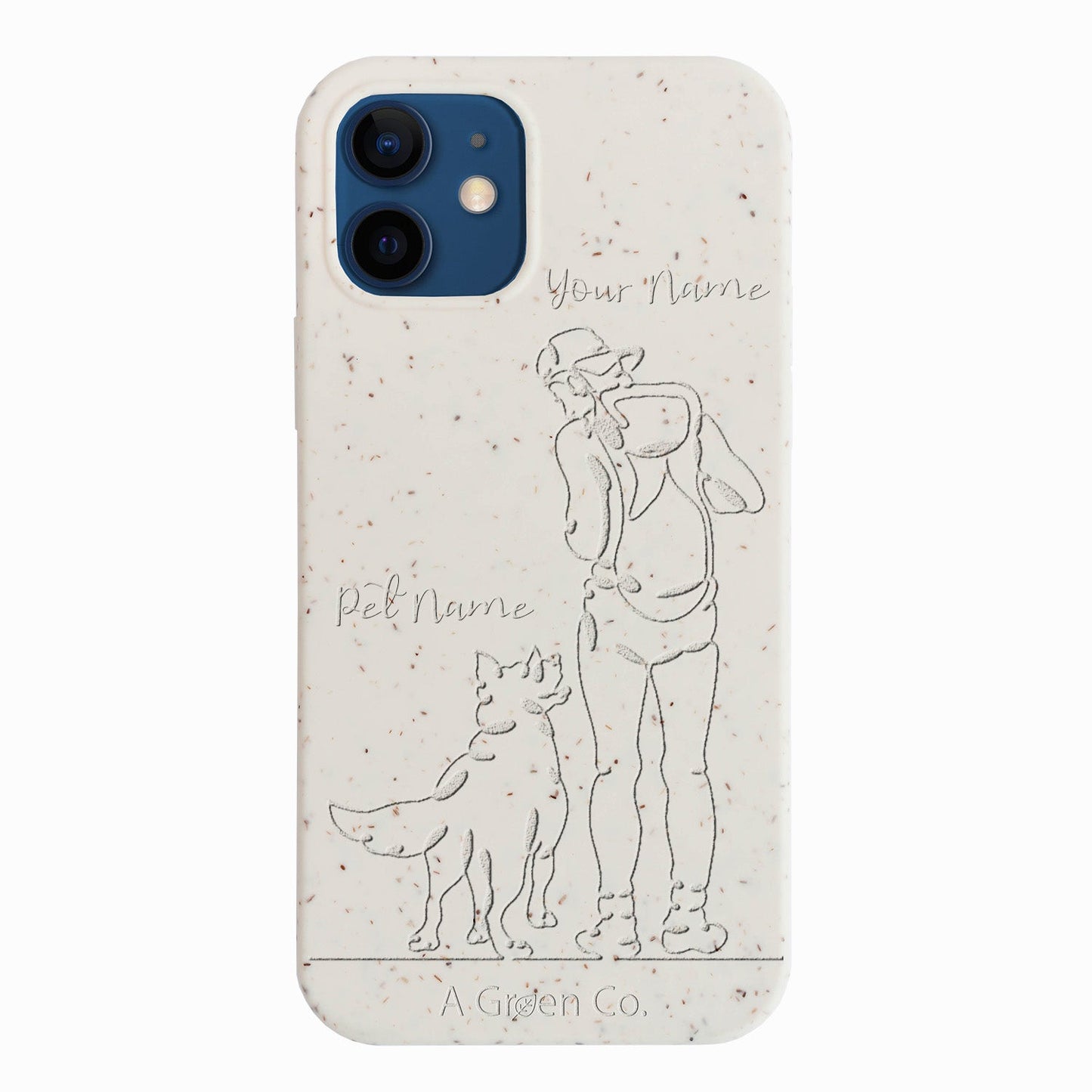Wagging Tails (Guy) - iPhone 12 Mini Eco-Friendly Case
