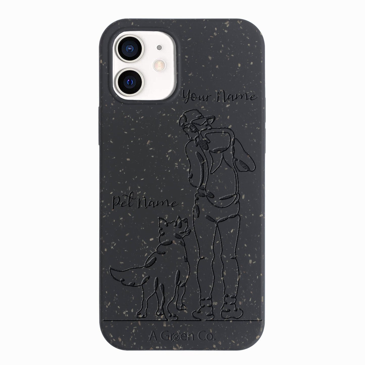 Wagging Tails (Guy) - iPhone 12 Mini Eco-Friendly Case