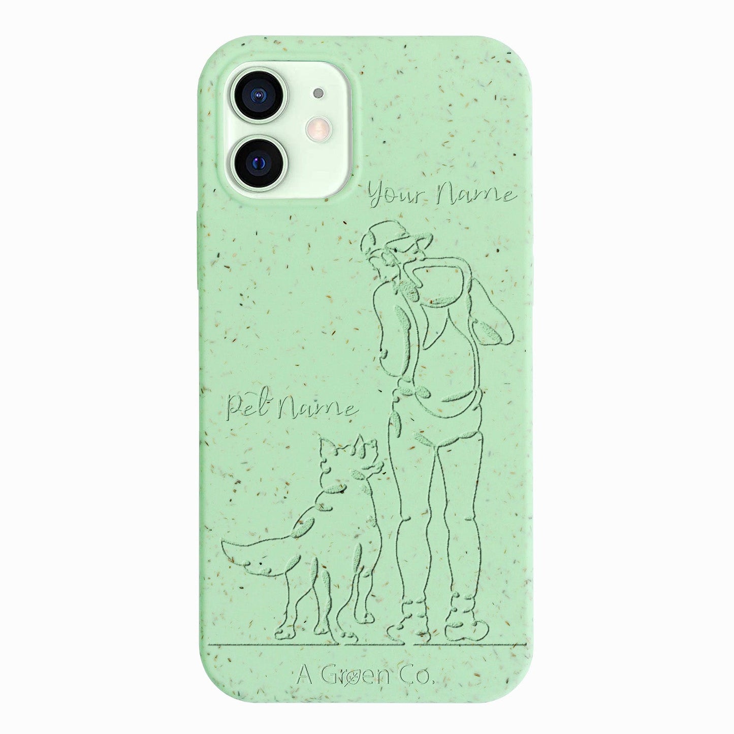 Wagging Tails (Guy) - iPhone 12 Mini Eco-Friendly Case