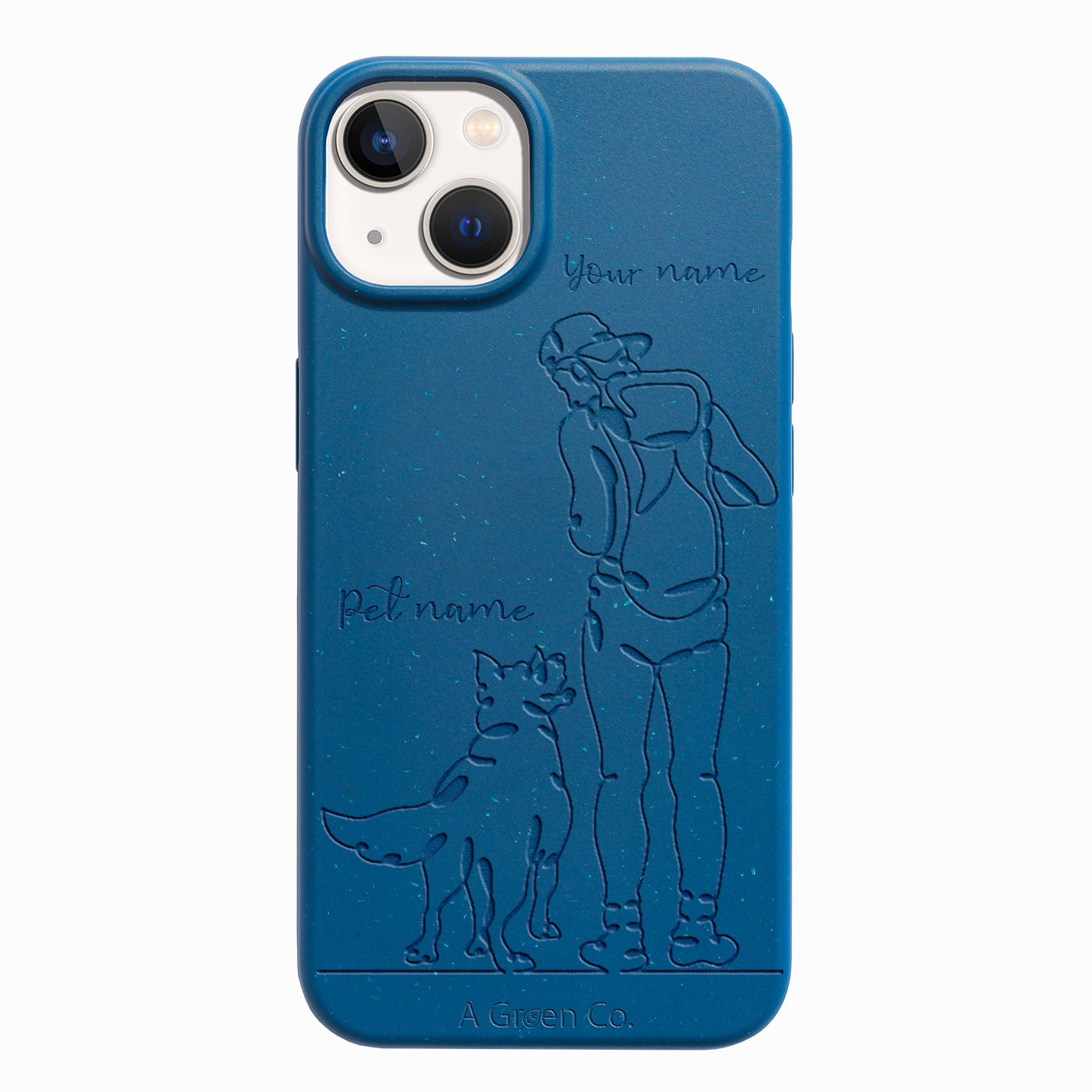 Wagging Tails (Guy) - iPhone 15 Eco-Friendly Case