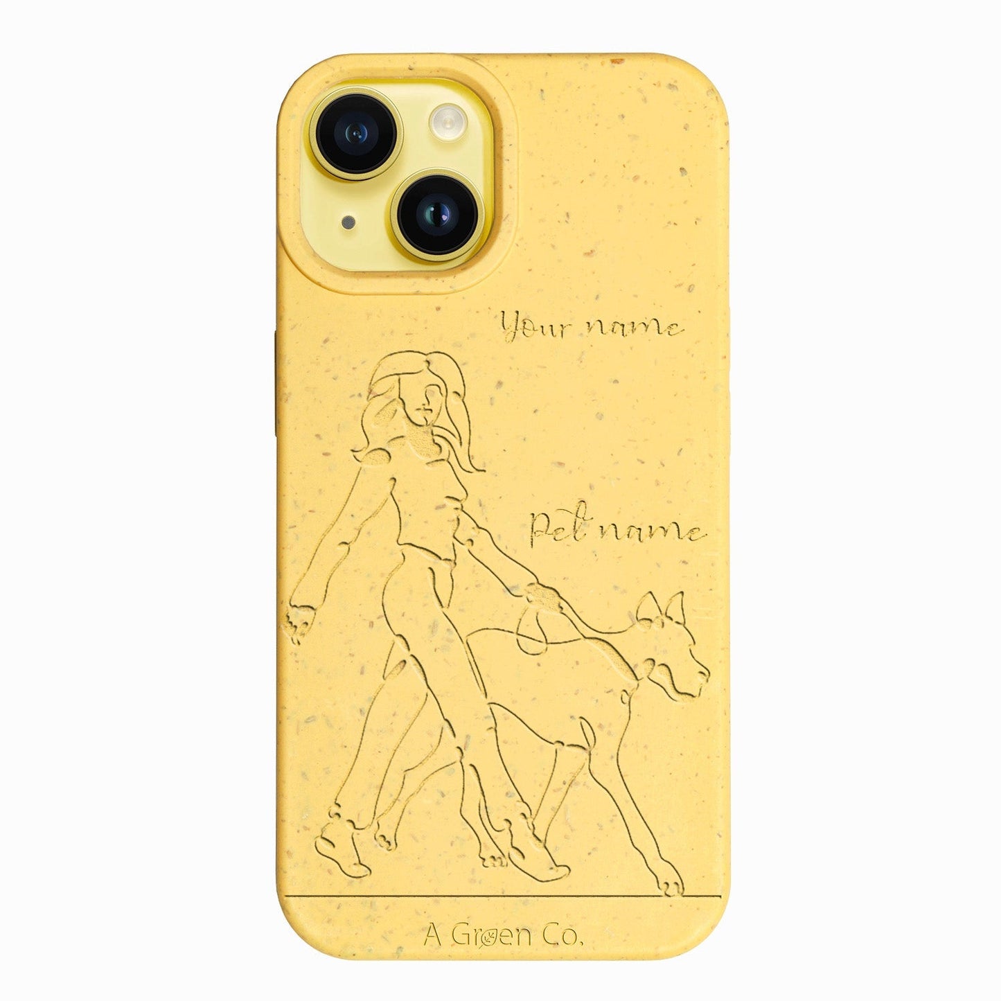 Wagging Tails (Girl) - iPhone 14 Plus Eco-Friendly Case