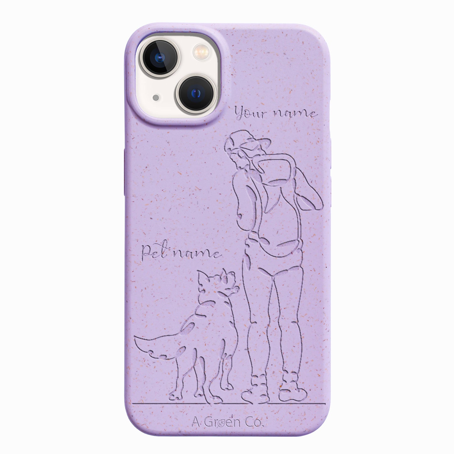 Wagging Tails (Guy) - iPhone 15 Eco-Friendly Case