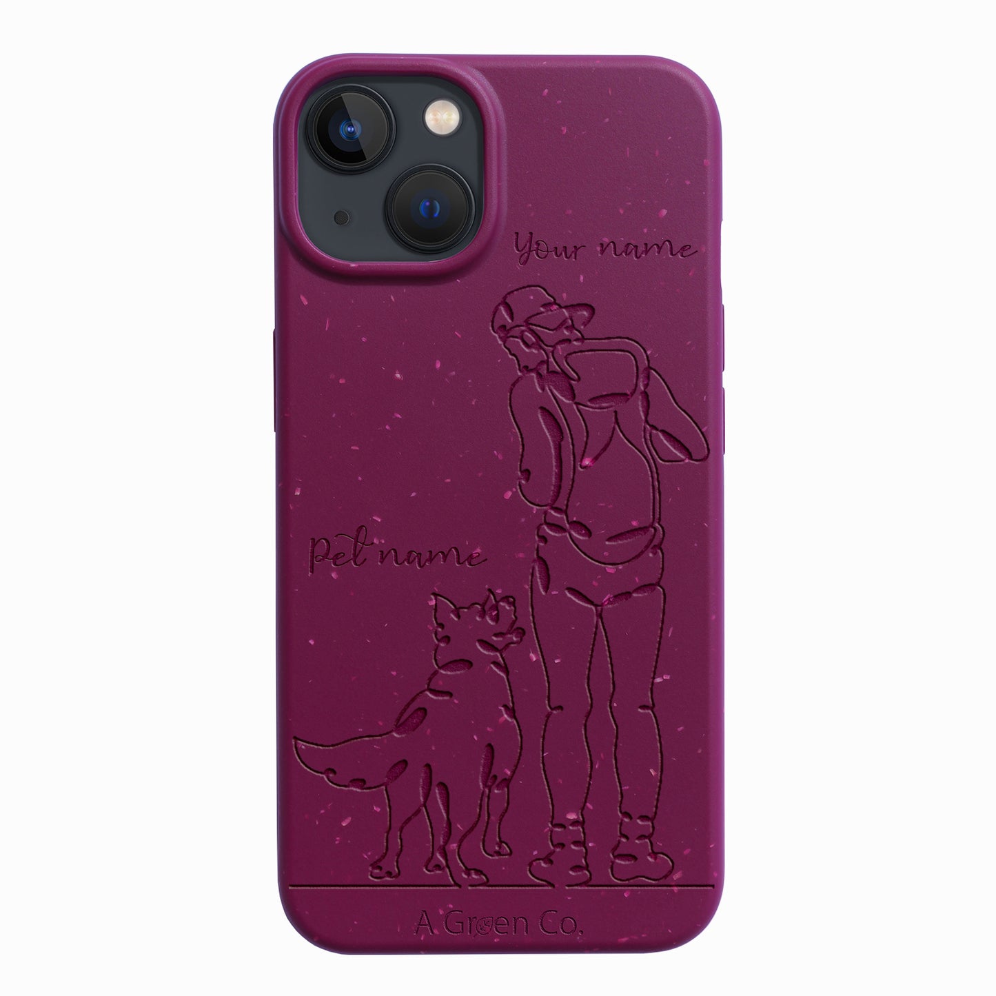 Wagging Tails (Guy) - iPhone 15 Eco-Friendly Case