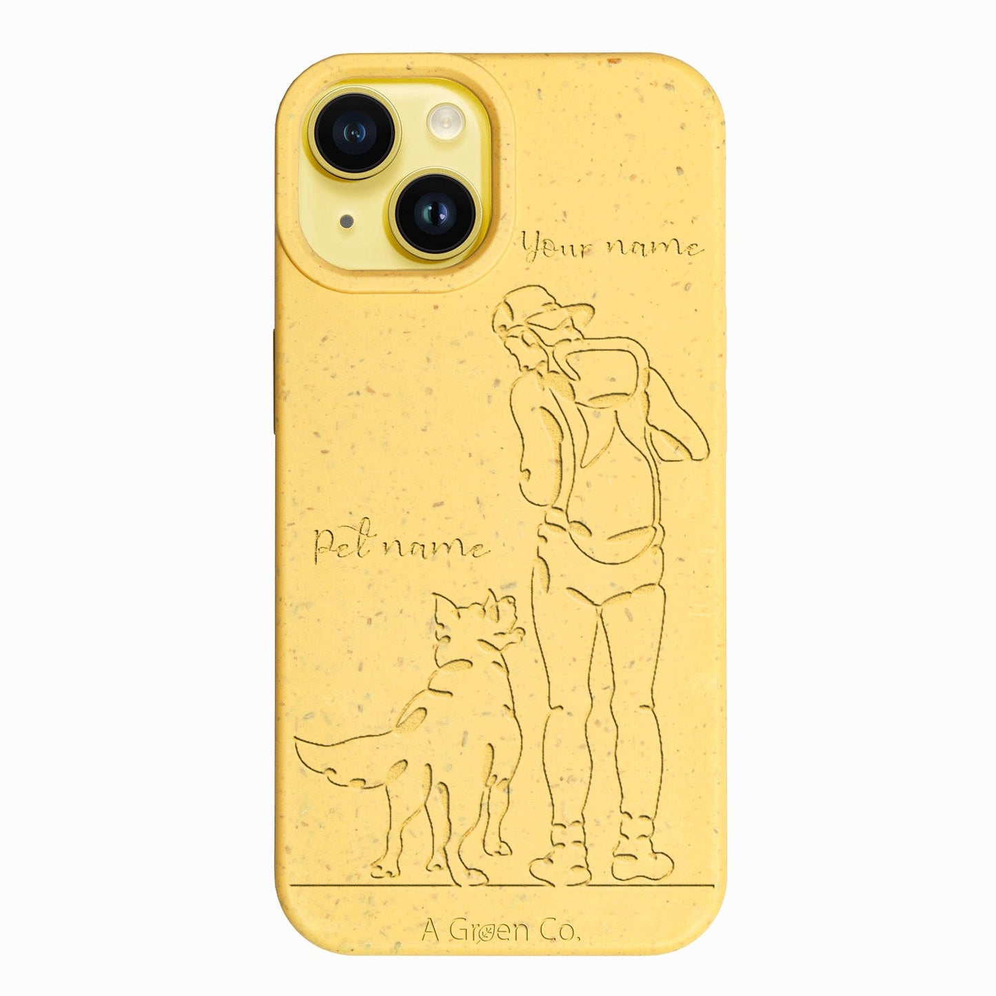 Wagging Tails (Guy) - iPhone 14 Eco-Friendly Case