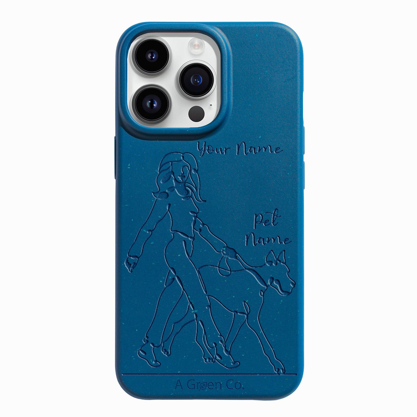 Wagging Tails (Girl) - iPhone 15 Pro Eco-Friendly Case