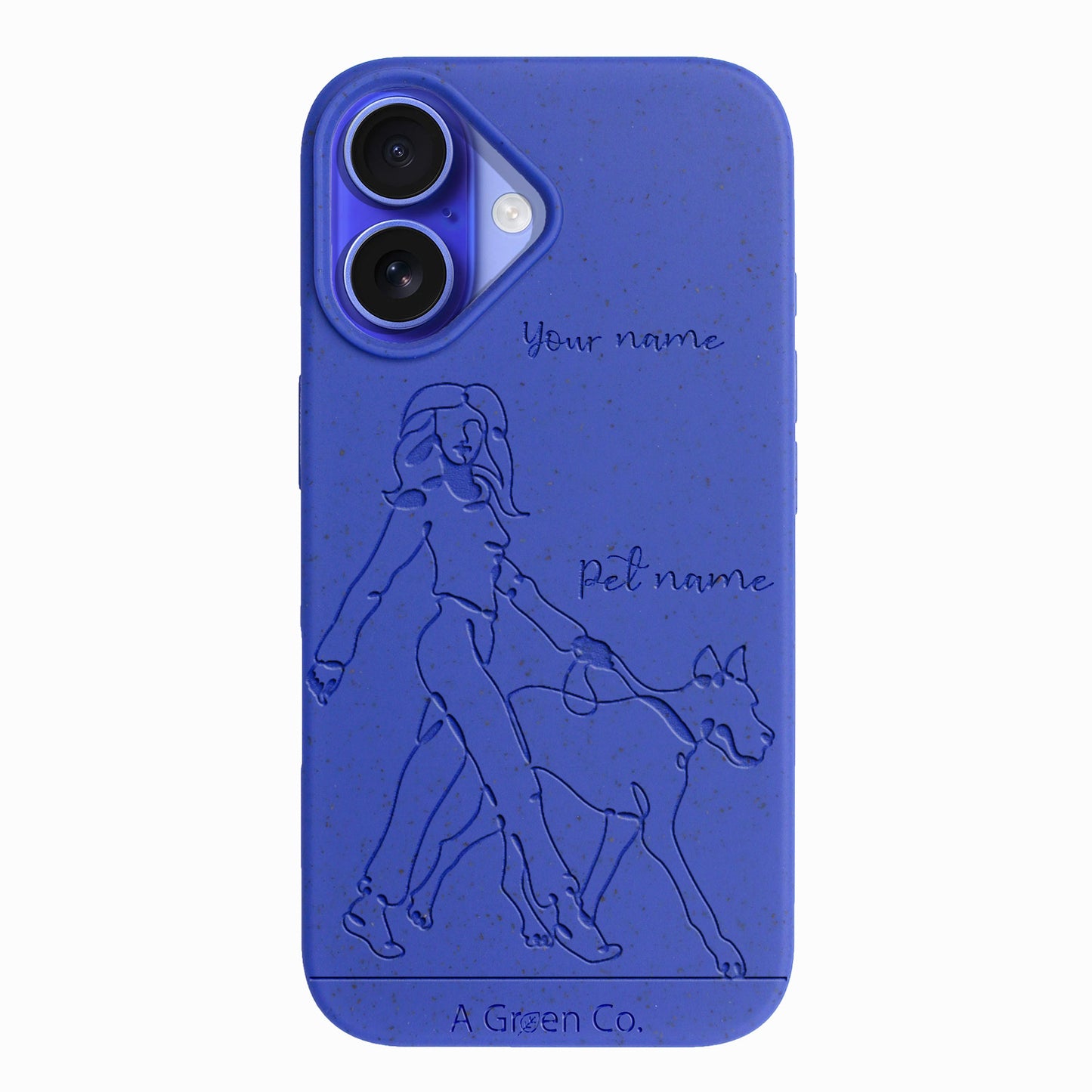 Wagging Tails (Girl) - iPhone 16 Eco-Friendly Case