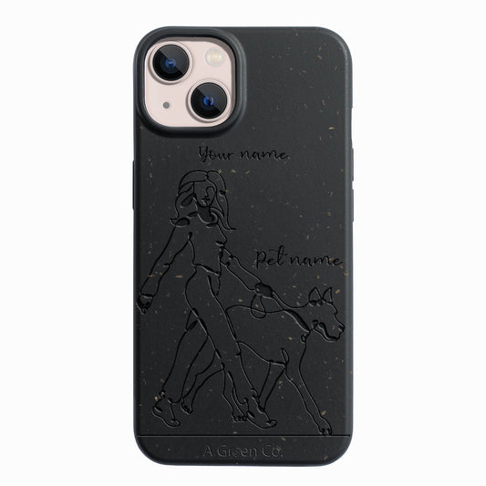Wagging Tails (Girl) - iPhone 15 Eco-Friendly Case