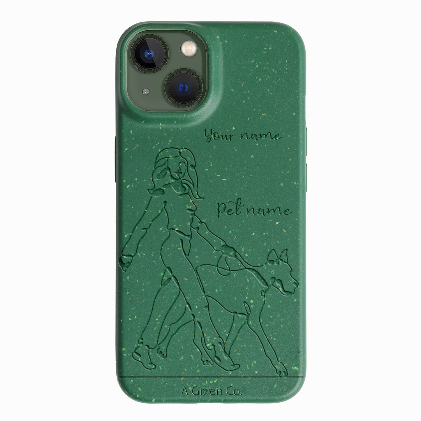 Wagging Tails (Girl) - iPhone 14 Eco-Friendly Case