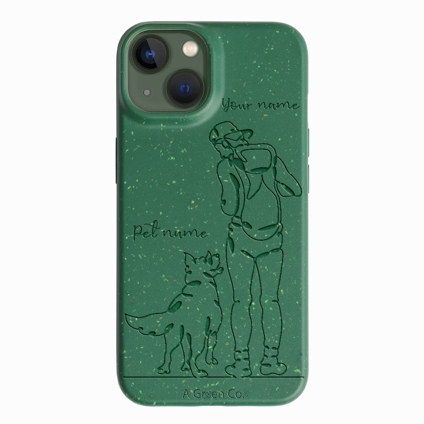 Wagging Tails (Guy) - iPhone 14 Eco-Friendly Case
