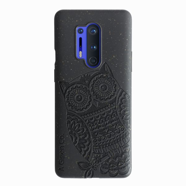 The Wise Owl - OnePlus 8 Pro Eco-Friendly Case - Green Phone Case
