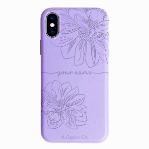 Floral Handwritten – iPhone X / Xs Eco-Friendly Case