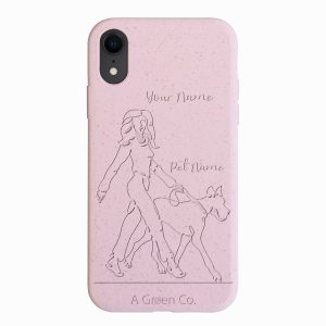 Wagging Tails (Girl) – iPhone XR Wheat Straw Case