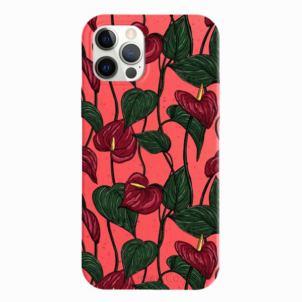iPhone 12 pro eco-friendly case, iphone 12 pro biodegradable case, Crimson queen case, Eco-friendly iphone 12 pro case, Plastic free Covers.