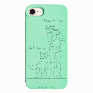 Wagging Tails (Guy) – iPhone SE / 7 / 8 Eco-Friendly Case