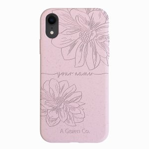 Floral Handwritten – iPhone XR Wheat Straw Case