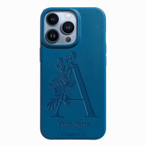 Flower Initials – iPhone 13 Pro Max Eco-Friendly Case