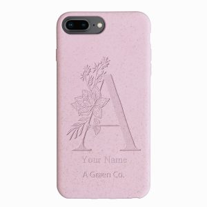 Flower Initials – iPhone 7 / 8 Plus Eco-Friendly Case
