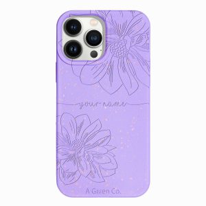 Floral Handwritten – iPhone 13 Pro Max Eco-Friendly Case