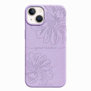 Floral Handwritten – iPhone 14 Eco-Friendly Case