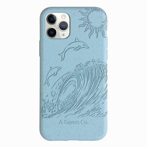 Dolphin Dive – iPhone 11 Pro Max Eco-Friendly Case