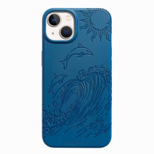 Dolphin Dive – iPhone 13 Mini Eco-Friendly Case