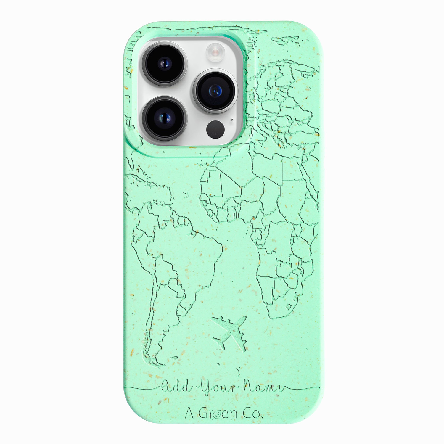 The Traveller - iPhone 14 Eco-Friendly Case - Green Covers India
