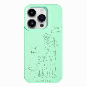 Wagging Tails (Guy) – iPhone 14 Pro Eco-Friendly Case
