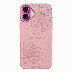 Floral Handwritten – iPhone 16 Plus Eco-Friendly Case