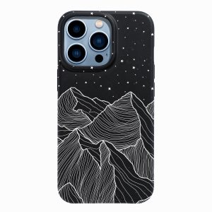 Starry Peaks – iPhone 14 Pro Max Eco-Friendly Case