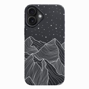 Starry Peaks – iPhone 16 Eco-Friendly Case