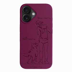 Wagging Tails (Guy) – iPhone 16 Eco-Friendly Case